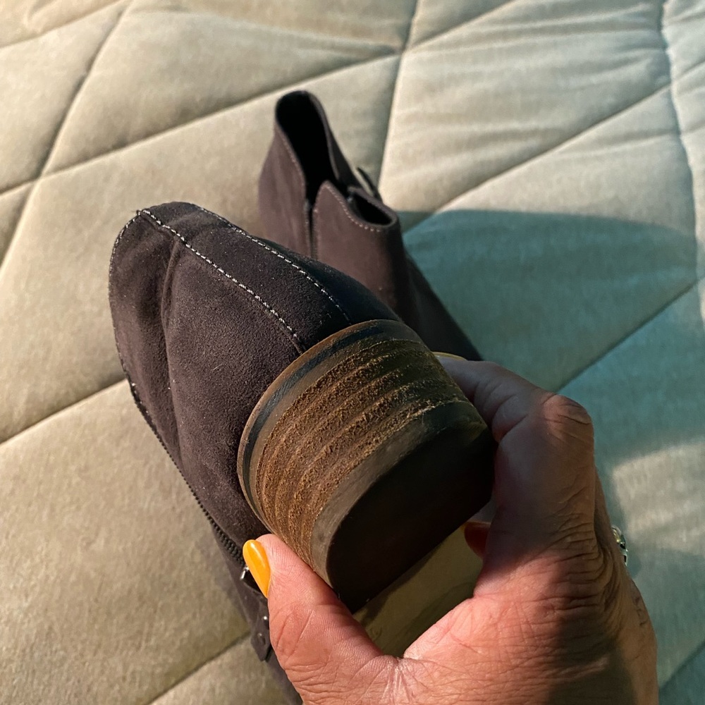 Grey bootie wore 1 time